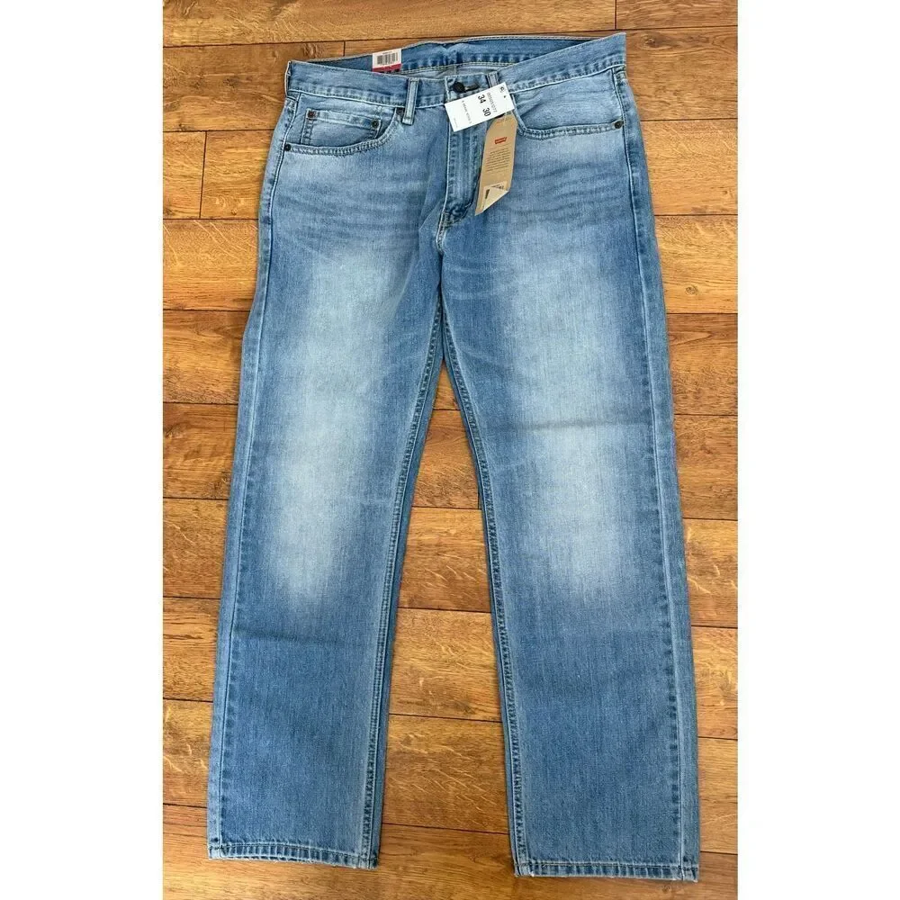 Levi’s 505 Men’s Regular Fit Straight Leg Jeans 34/30 NWT